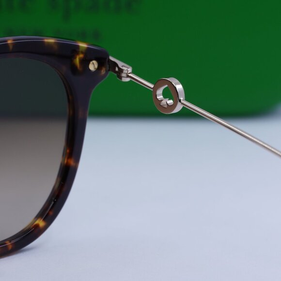 Kate Spade KEESEY/G/S 0086 HA Round Sunglasses - Havana/Gold/Brown main image 10